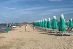 Spiaggia ombrelloni mare Pescara Abruzzo Notizie